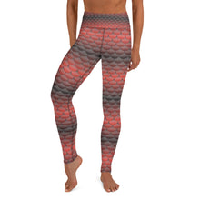 Load image into Gallery viewer, Black and Red Mermaid Life Leggings
