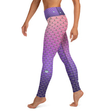 Load image into Gallery viewer, Pink and Purple Mermaid Life Leggings