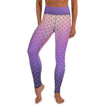 Load image into Gallery viewer, Pink and Purple Mermaid Life Leggings