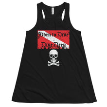 Load image into Gallery viewer, Born to Dive, Dive Deep Racerback Tank