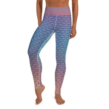 Load image into Gallery viewer, Blue and Purple Mermaid Life Leggings