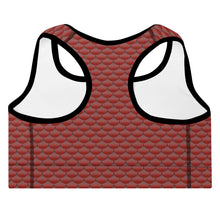 Load image into Gallery viewer, Crimson Mermaid Life Sports Bra