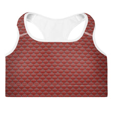 Load image into Gallery viewer, Crimson Mermaid Life Sports Bra
