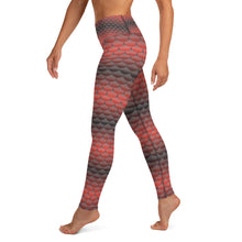 Load image into Gallery viewer, Black and Red Mermaid Life Leggings