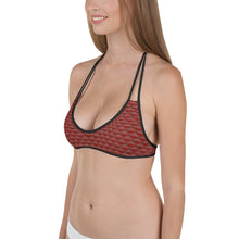 Load image into Gallery viewer, Crimson Mermaid Life Reversible Bikini Top