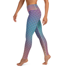 Load image into Gallery viewer, Blue and Purple Mermaid Life Leggings