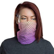 Load image into Gallery viewer, Pink and Purple Mermaid Life Neck Gaiter