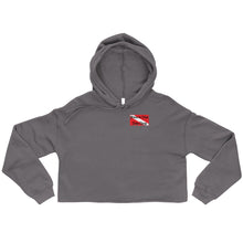 Load image into Gallery viewer, Born to Dive, Dive Deep Crop Hoodie