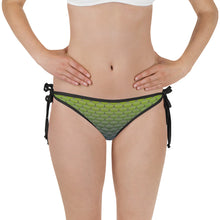 Load image into Gallery viewer, Green, Yellow, and Blue Mermaid Life Reversible Bikini Bottom