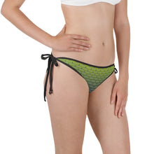 Load image into Gallery viewer, Green, Yellow, and Blue Mermaid Life Reversible Bikini Bottom