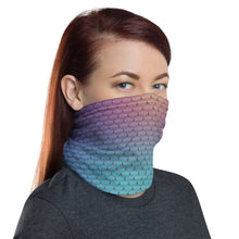 Load image into Gallery viewer, Blue and Purple Mermaid Neck Life Gaiter