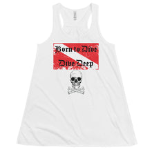 Load image into Gallery viewer, Born to Dive, Dive Deep Racerback Tank