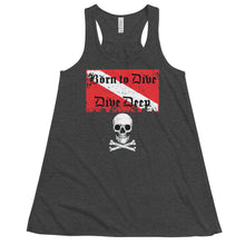 Load image into Gallery viewer, Born to Dive, Dive Deep Racerback Tank