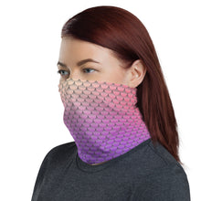 Load image into Gallery viewer, Pink and Purple Mermaid Life Neck Gaiter