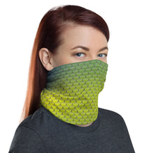 Load image into Gallery viewer, Green and Blue Mermaid Life Neck Gaiter