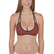 Load image into Gallery viewer, Crimson Mermaid Life Reversible Bikini Top