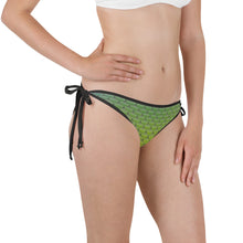 Load image into Gallery viewer, Green, Yellow, and Blue Mermaid Life Reversible Bikini Bottom