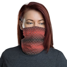 Load image into Gallery viewer, Black and Red Mermaid Life Neck Gaiter