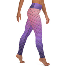 Load image into Gallery viewer, Pink and Purple Mermaid Life Leggings