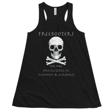 Load image into Gallery viewer, Freebooter Skull Mayhem & Madness Flowy Racerback Tank