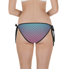 Load image into Gallery viewer, Pink and Blue Mermaid Life Reversible Bikini Bottom