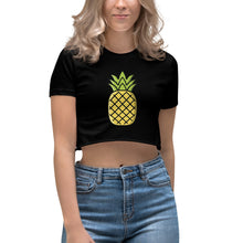 Load image into Gallery viewer, Just add Rum! Pineapple Women's Crop Top