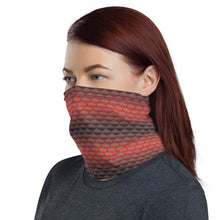 Load image into Gallery viewer, Black and Red Mermaid Life Neck Gaiter