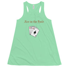 Load image into Gallery viewer, Custom Women's Flowy Racerback Tank (Ace in the Hole)