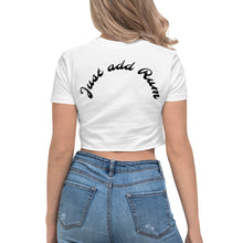 Load image into Gallery viewer, Just add Rum! Pineapple Women&#39;s Crop Top

