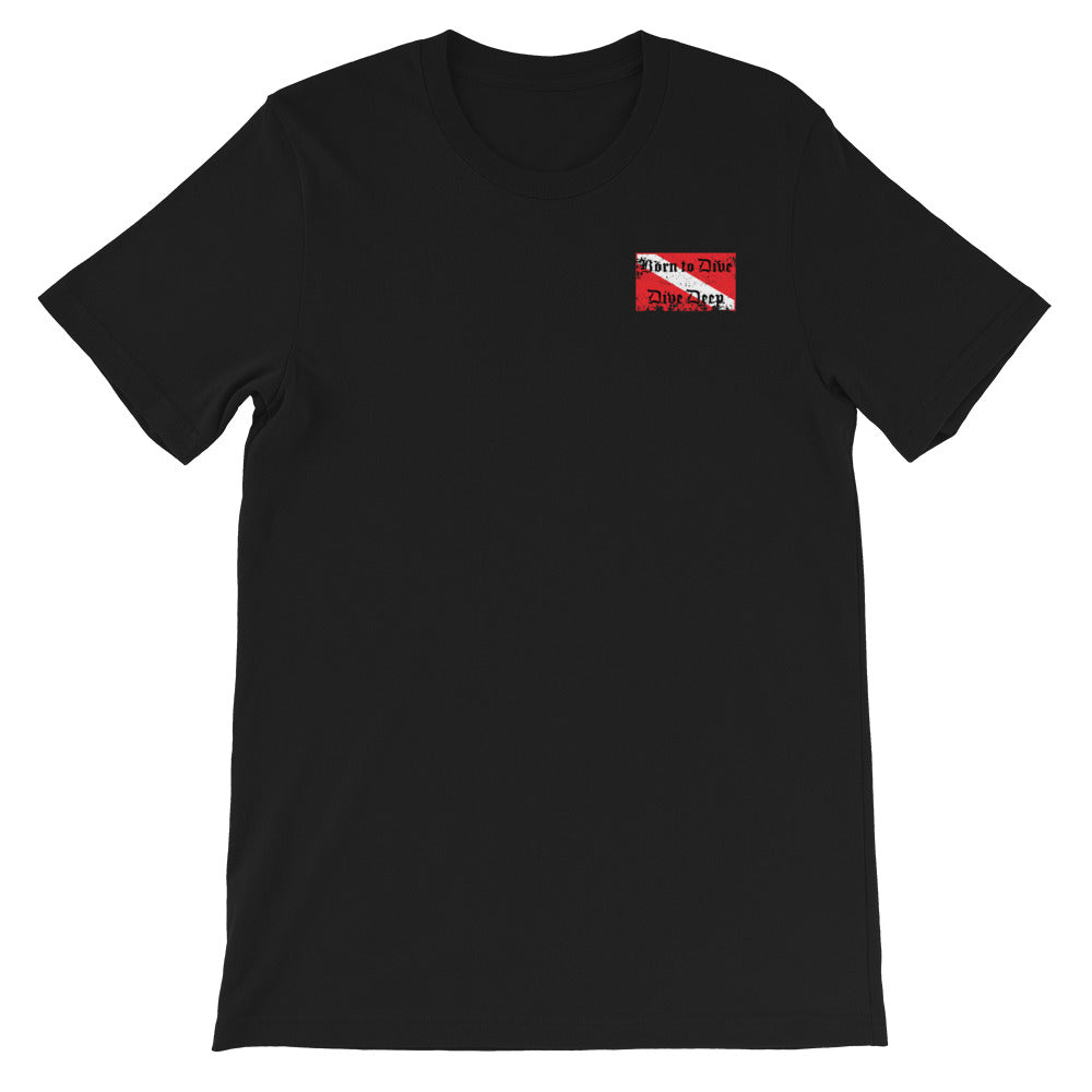 [New Era]★SUMMER BORN TO DIVE T-SHIRTS Born to Dive Diving Cotton Unisex T Shirt Tee Clothing
