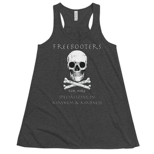 Freebooter Skull Mayhem & Madness Flowy Racerback Tank