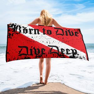 The Dive Shoppe - Beach Towel
